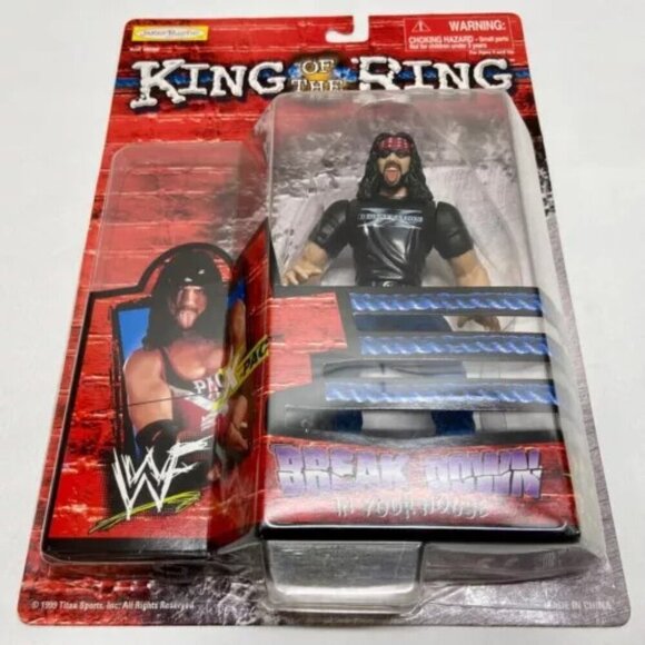 X-PAC King Of The Ring WWF Break Down Jakk's Pacific Action Figure NIP Vtg 1999 - Picture 7 of 9